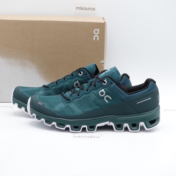 SLD NEW On Cloudventure Hiking Shoes 22.99621 Evergreen/White - Picture 1 of 7